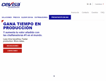 Tablet Screenshot of cevisa.es